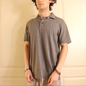 Macy’s Alfani - Grey Polo Shirt